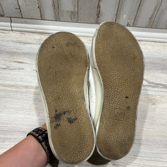 Madewell x Veja Esplar Low Sneakers in Embroidered Stars White Leather Womens 6 - Picture 5 of 8